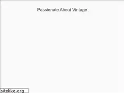 Sites similar to passionateaboutvintage.co.uk