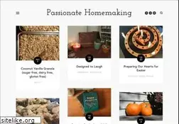 Sites similar to passionatehomemaking.com