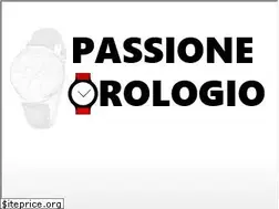 Sites similar to passioneorologio.it