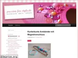Sites similar to passionforstyle.de
