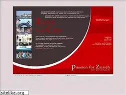 Sites similar to passionforzurich.ch