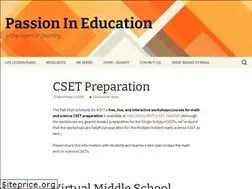 Sites similar to passionineducation.com