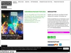 Sites similar to passionstheater.de