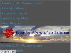 Sites similar to passivecanadianincome.ca