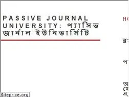 Sites similar to passivejournaluniversity.com
