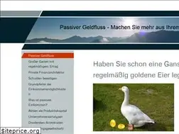Sites similar to passivergeldfluss.de