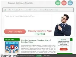 Sites similar to passivesentencechecker.com