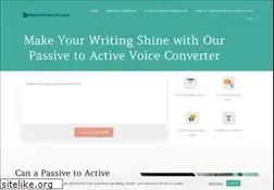 Sites similar to passivevoicedetector.com