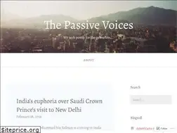 Sites similar to passivevoices.com