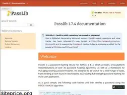 Sites similar to passlib.readthedocs.io