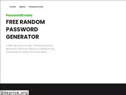 Sites similar to passwordcreate.com