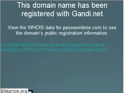 Sites similar to passwordone.com