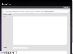 Sites similar to paste2.org