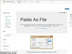 Sites similar to pasteasfile.org