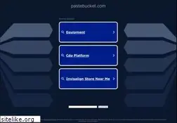 Sites similar to pastebucket.com