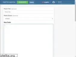 Sites similar to pastecanyon.com