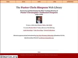 Sites similar to pastorchrissimpson.com