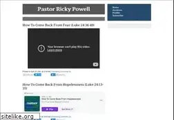 Sites similar to pastorrickypowell.com