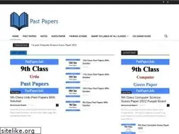 Sites similar to pastpapers.info