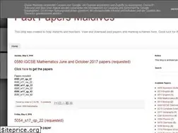 Sites similar to pastpapersmaldives.blogspot.com
