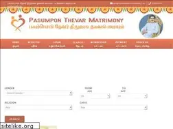 Sites similar to pasumponthevarmatrimony.com