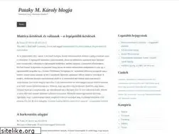 Sites similar to patakymk.hu