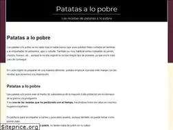 Sites similar to patatasalopobre.info