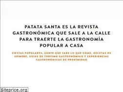 Sites similar to patatasanta.com