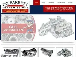 Sites similar to patbarretttrans.com