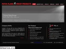 Sites similar to patcoflameproof.in