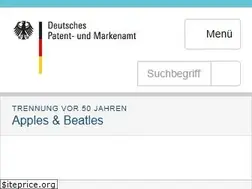 Sites similar to patent-und-markenamt.de
