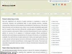 Sites similar to patentattorneysindia.com