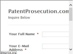 Sites similar to patentprosecution.com