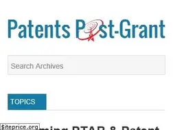 Sites similar to patentspostgrant.com