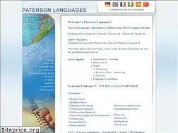 Sites similar to paterson-languages.de