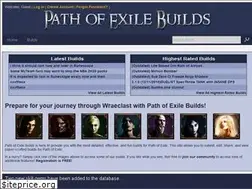 Sites similar to pathofexilebuilds.com