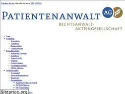 Sites similar to patientenanwalt.de