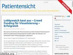Sites similar to patientensicht.ch