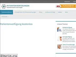 Sites similar to patientenverfuegung-kostenlos.de