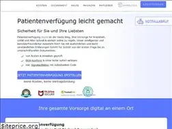 Sites similar to patientenverfuegung.digital
