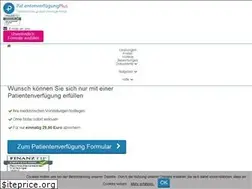 Sites similar to patientenverfuegungplus.de