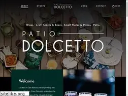 Sites similar to patiodolcetto.com