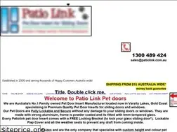 Sites similar to patiolink.com.au