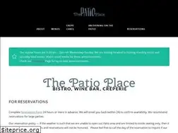 Sites similar to patioplacebistro.com