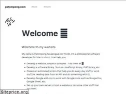 Sites similar to patompong.com
