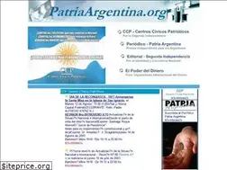 Sites similar to patriaargentina.org