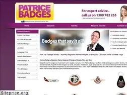 Sites similar to patricebadges.com.au