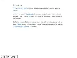 Sites similar to patriciomolina.com
