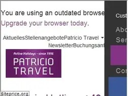 Sites similar to patriciotravel.com