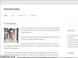 Sites similar to patrickfoley.com